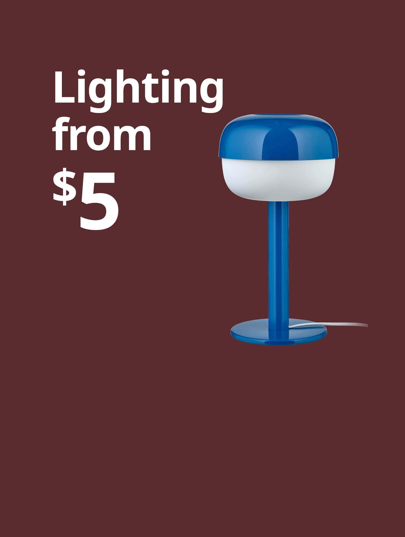 lighting from $5