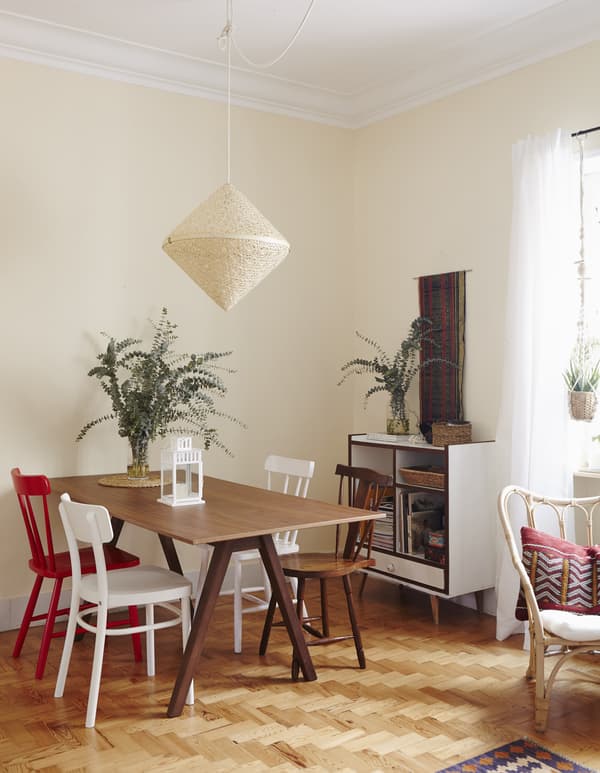 Lighting is an easy way to zone your space