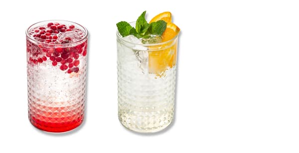 limonády ve sklenici