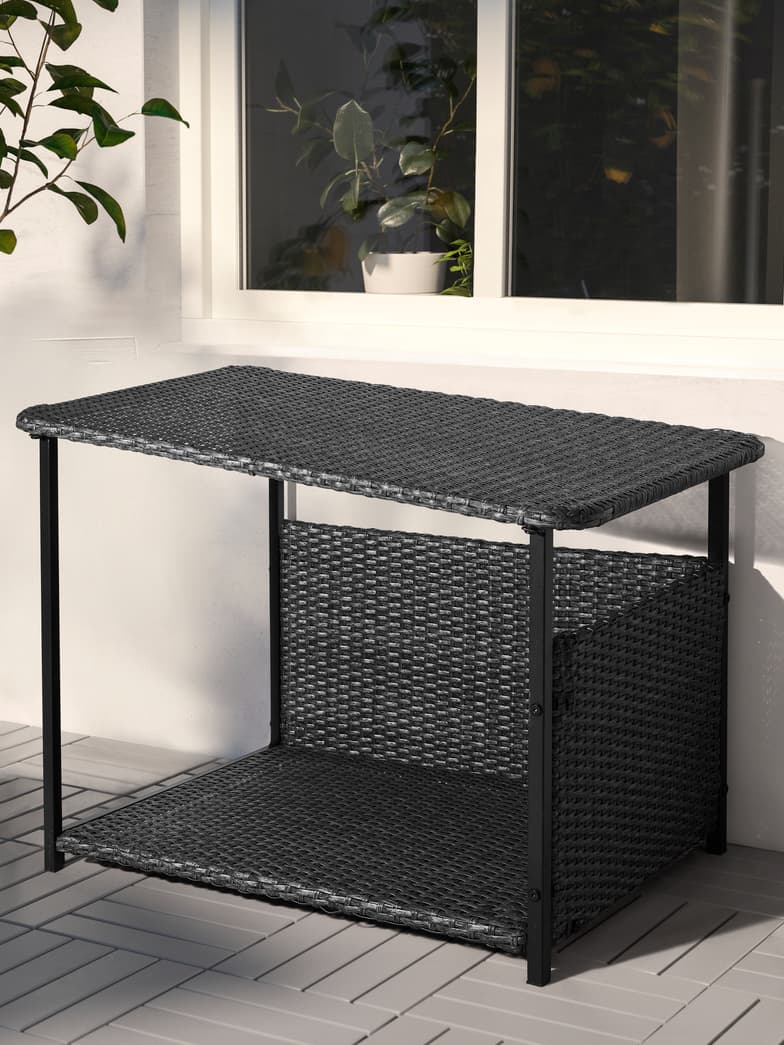 lindo mueble negro en ikea