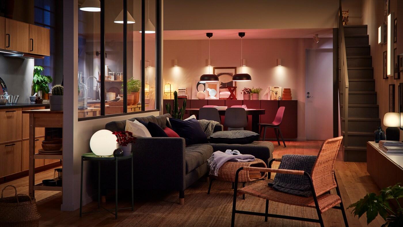 Three tips for mood lighting your home with LED IKEA CA