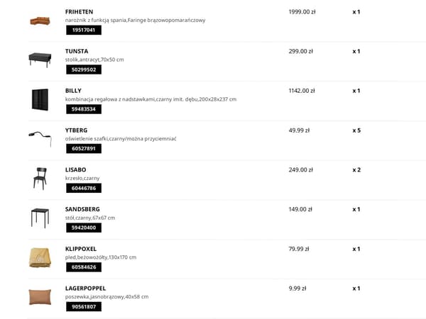 Lista zakupów