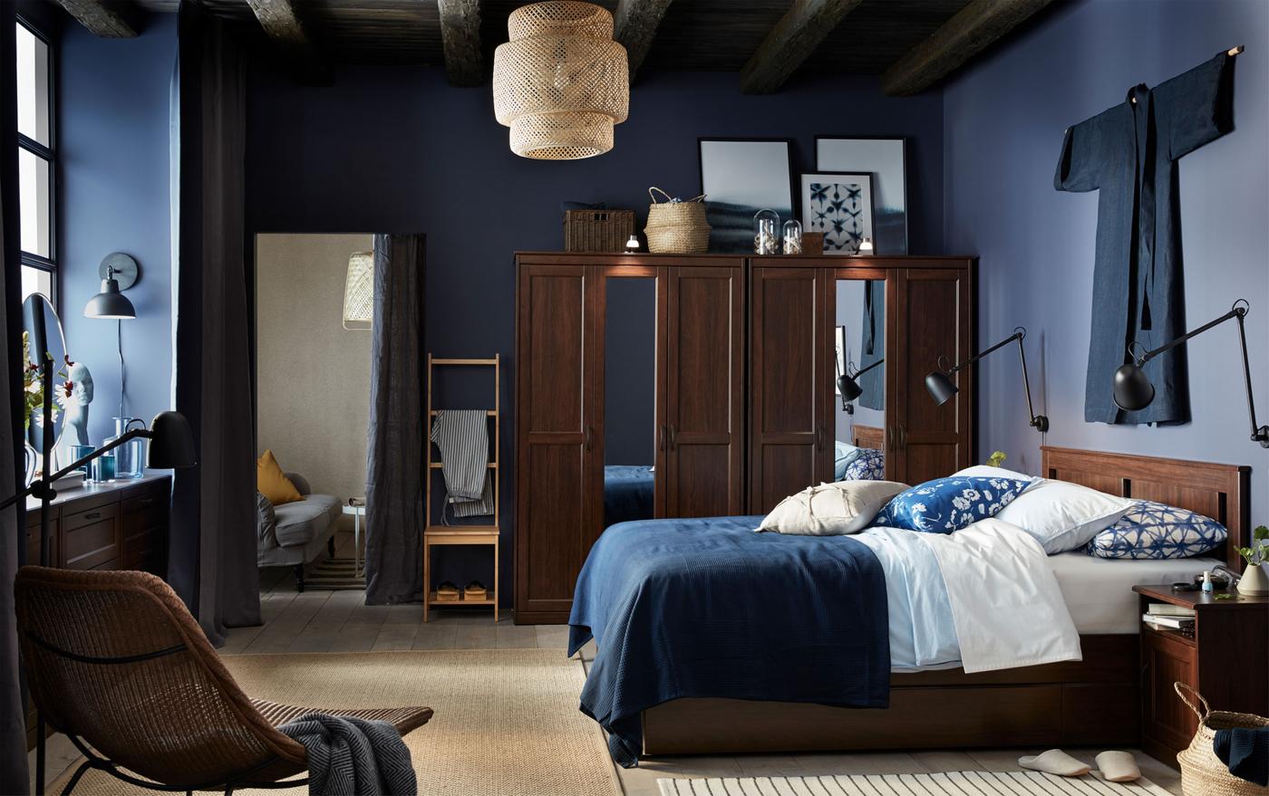 Stylée et de bon goût, cette chambre à tout pour plaire. - IKEA CA