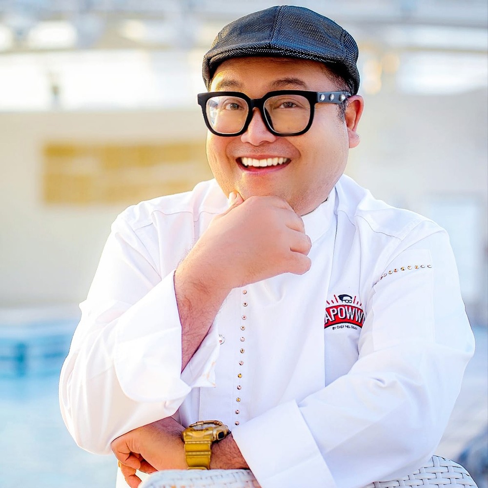 Live cooking with Chef Mel Dean