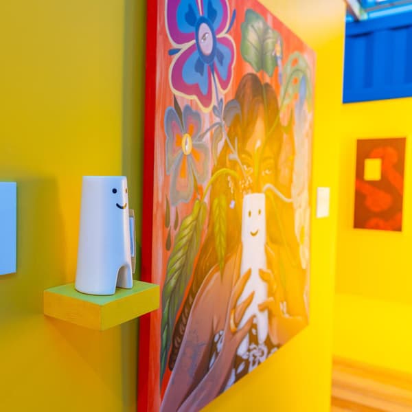 Local artist display.