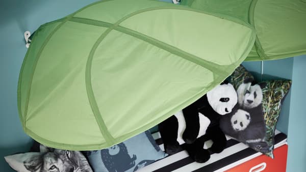 LÖVA bed canopy green