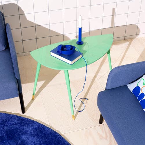 LÖVBACKEN
Side table, light green,
77x39 cm