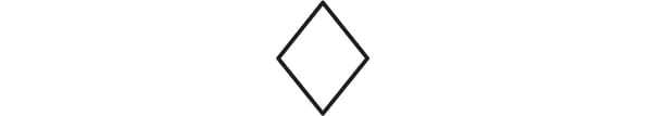logo losange pour le polyester