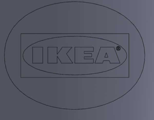 Logo op het handvat van de desbetreffende knoflookpers