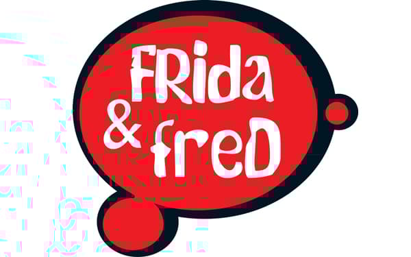 Logo von FRida & freD - weiße Schrift 
