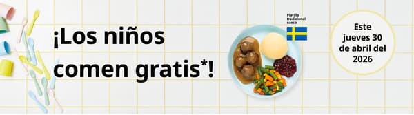 Los niños comen gratis día del niño