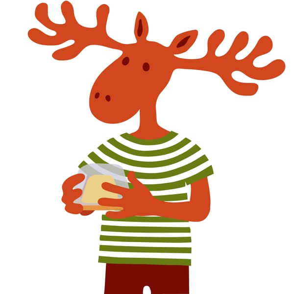 Losík drží dózu IKEA 365+.