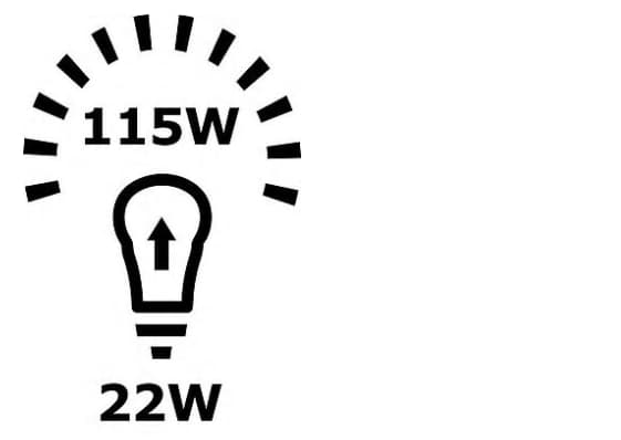 luz 1800 lm