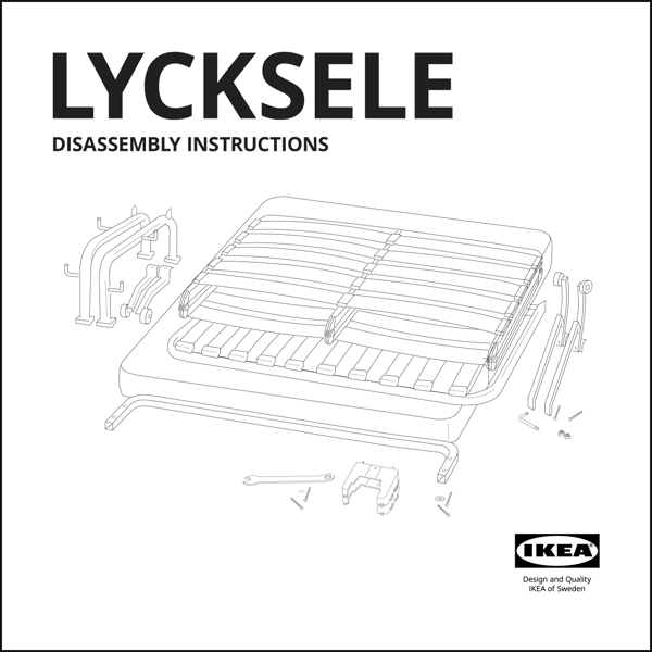 LYCKSELE disassembly instructions