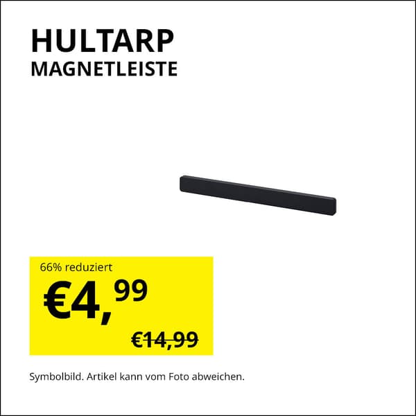 Magnetleiste schwarz 4,99€ statt 14,99