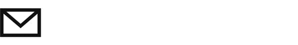 Mail icon in white background for co-worker reaching out to customer step in free planning services