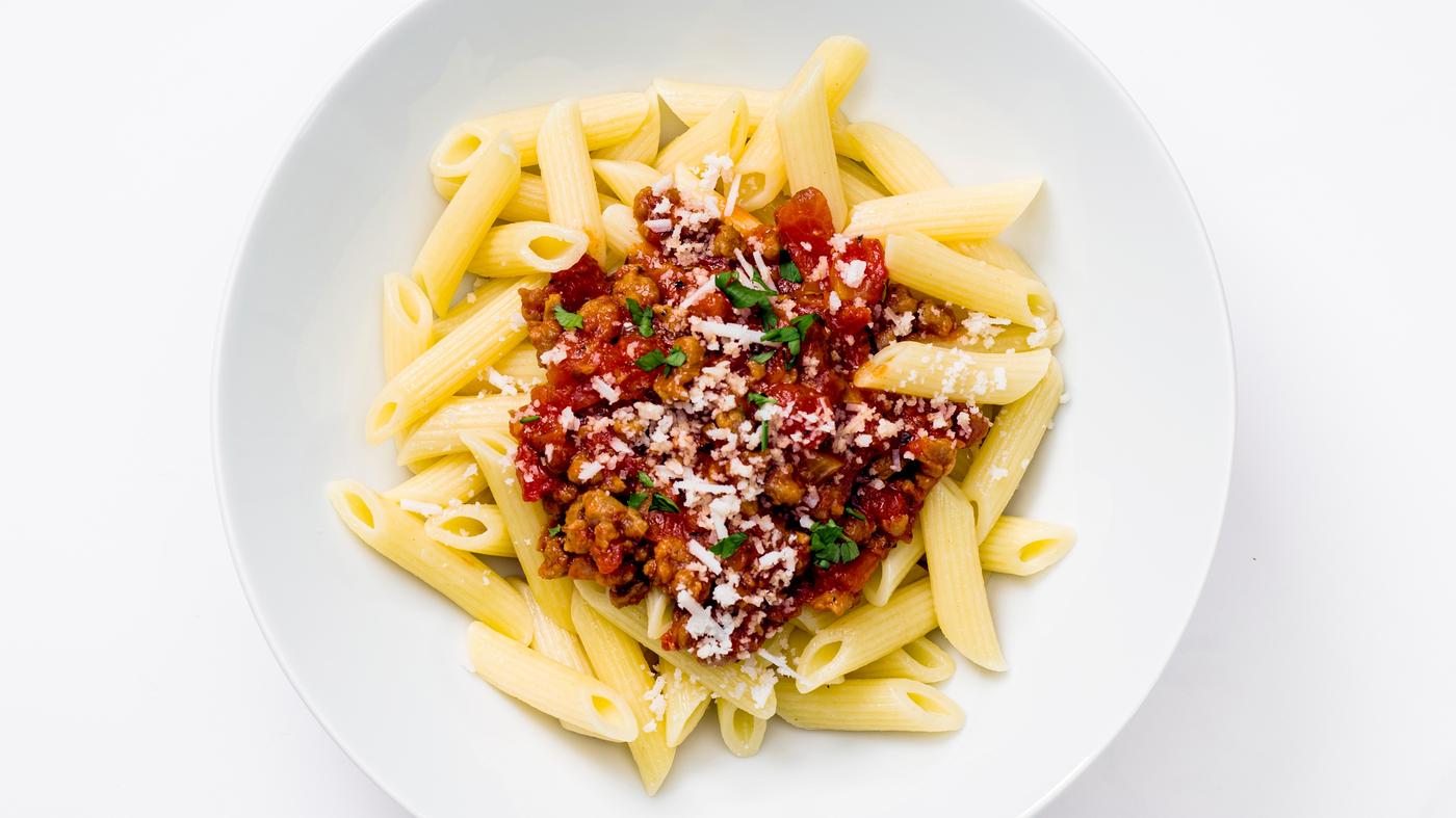 Makaron bolognese w sezonowej ofercie IKEA.