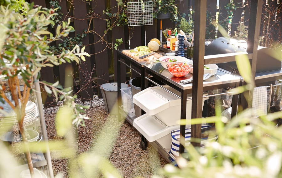 Make an awesome outdoor kitchen IKEA