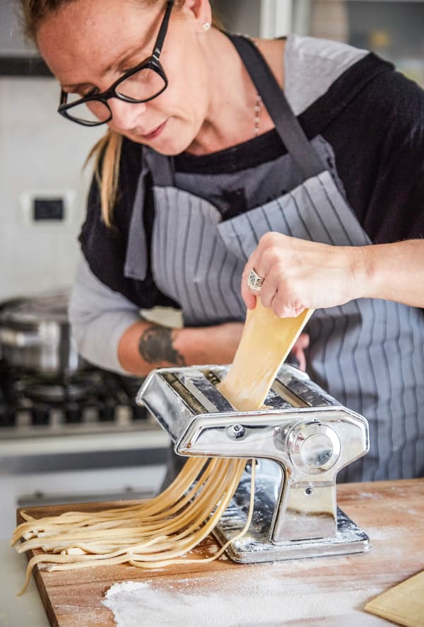 Make fresh pasta at home.