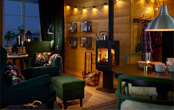 Make winter the cosiest of all seasons with intimate lighting and warm blankets to curl up under. Here are some ideas.
