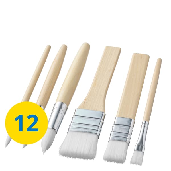 MÅLA brush, set of 6.
