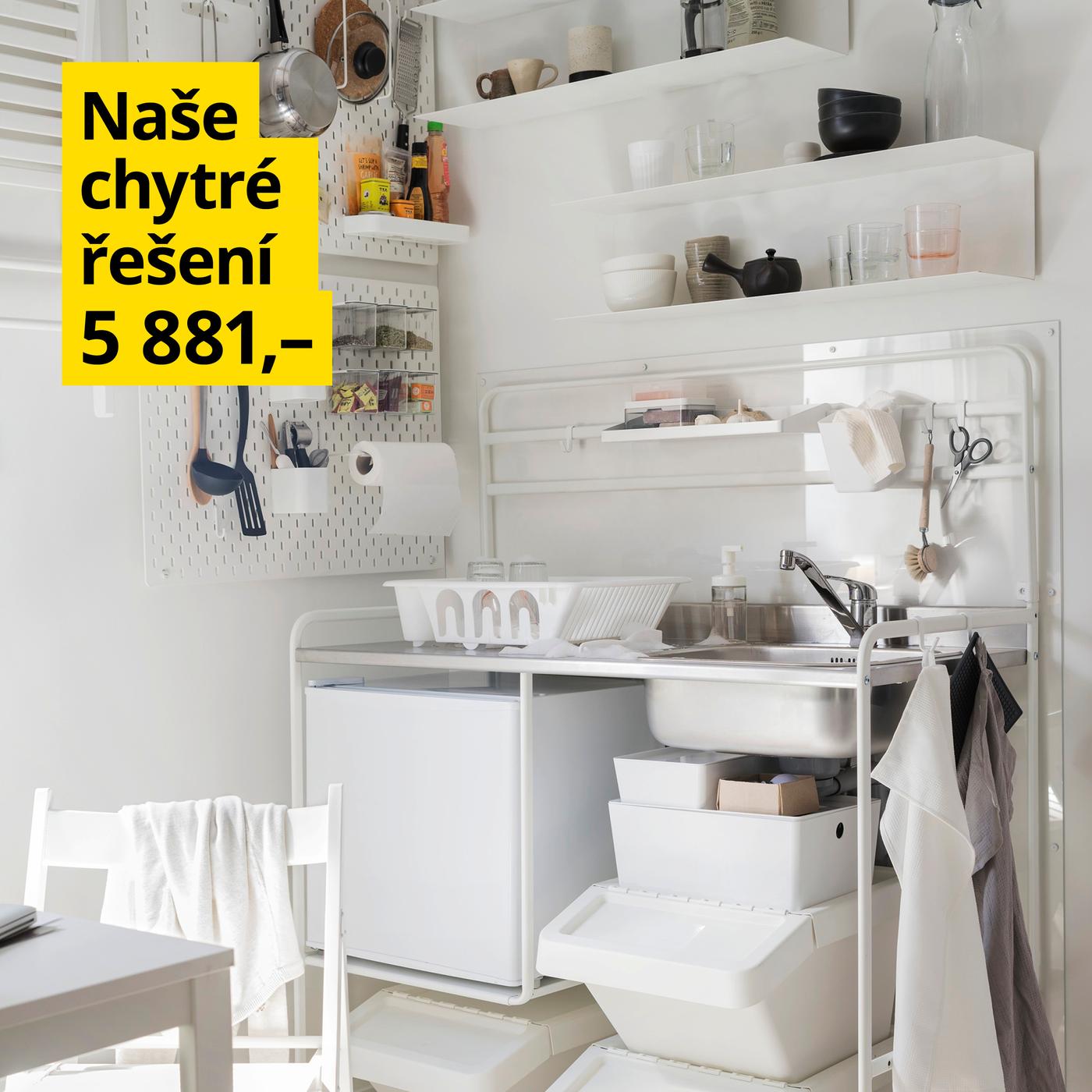 Malá kuchyně, která zvládne velké věci 5 881 Kč.