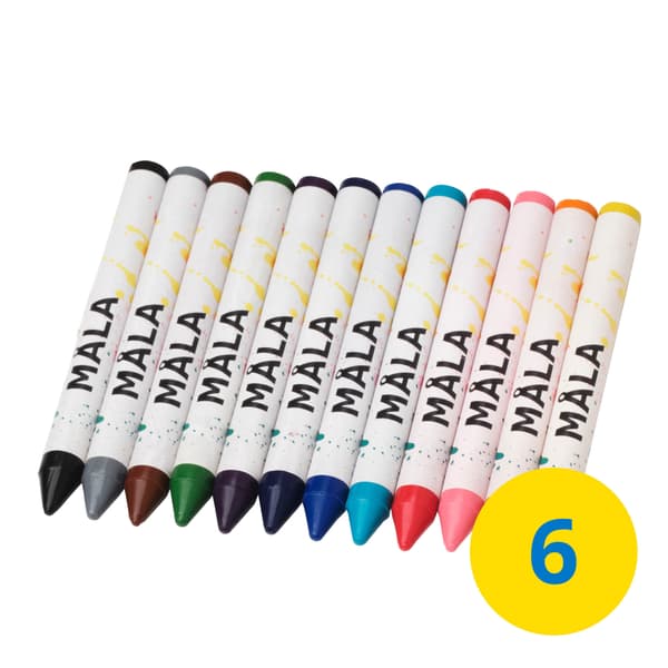 MÅLA wax crayon.