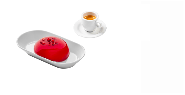 Malinová kupole a espresso