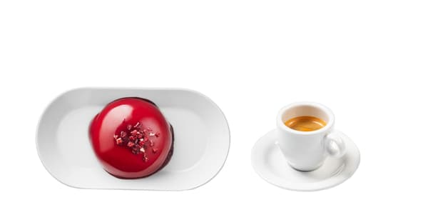 Malinová kupole, espresso