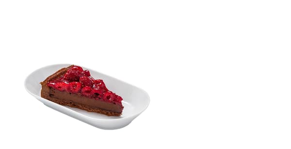Malinovo čokoládový dort