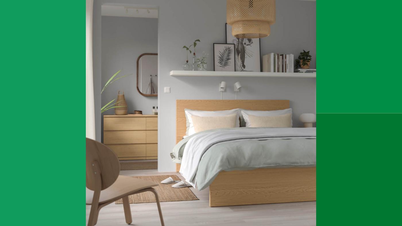 Shop MALM bed frame
