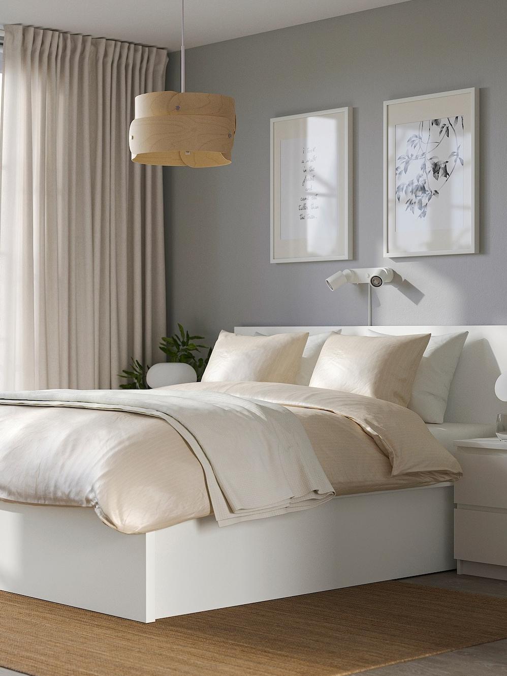 MALM bed in white