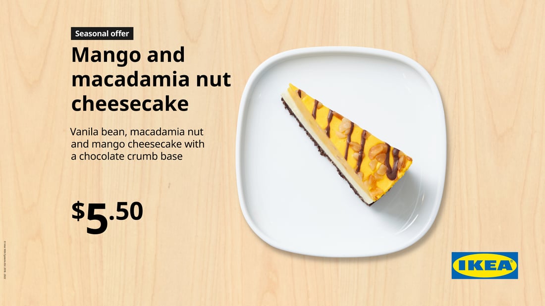 IKEA Dessert Menu Australia Restaurant Food Menu IKEA