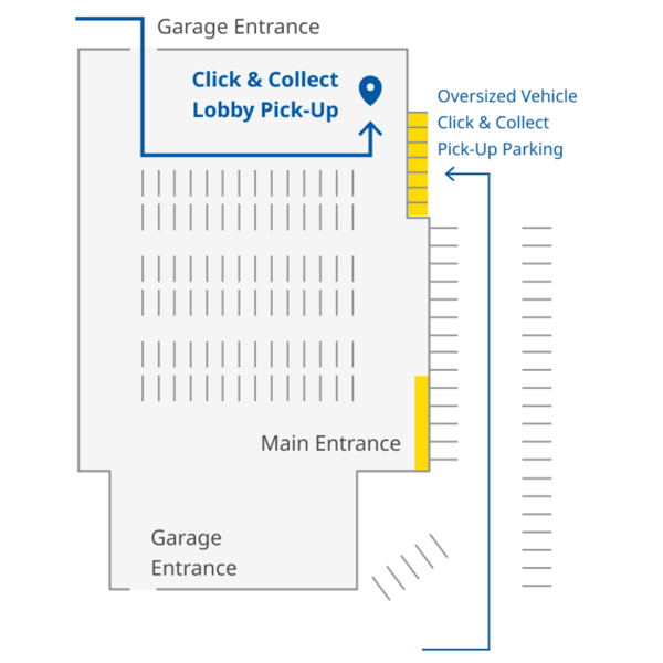 Map to IKEA Centennial Click & Collect pick-up location