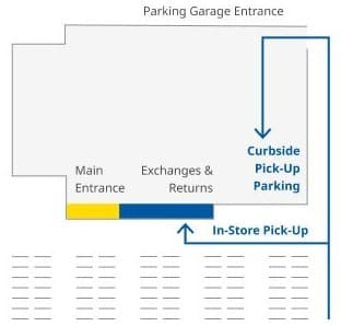 Map to IKEA St. Louis Click & Collect pick-up location