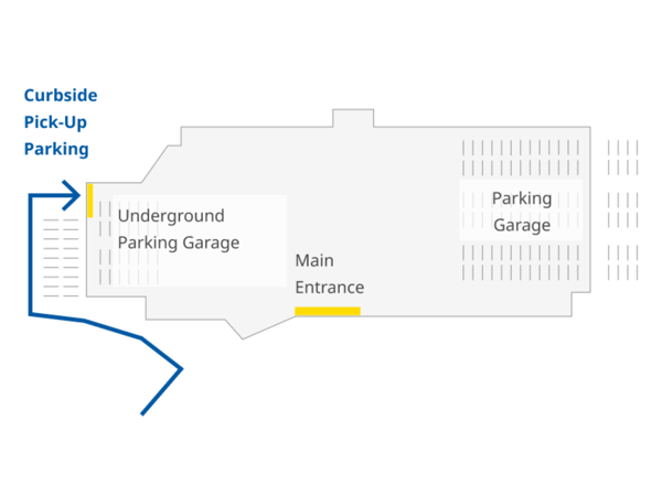 Map to IKEA Stoughton Click & Collect pick-up location