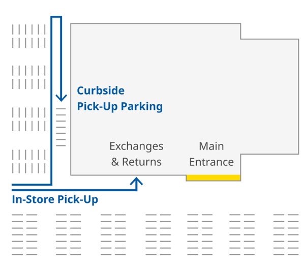 Map to IKEA Tampa Click & Collect pick-up location