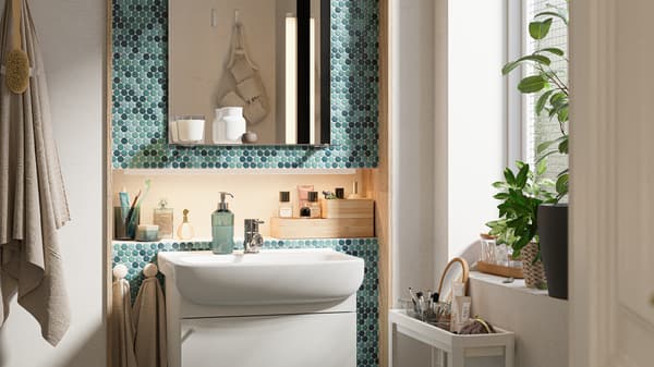 أفكار حمام لكل المساحات والأذواق ikea أفكار حمام لكل المساحات والأذواق ikea