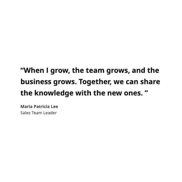Maria Patricia Lee Quote