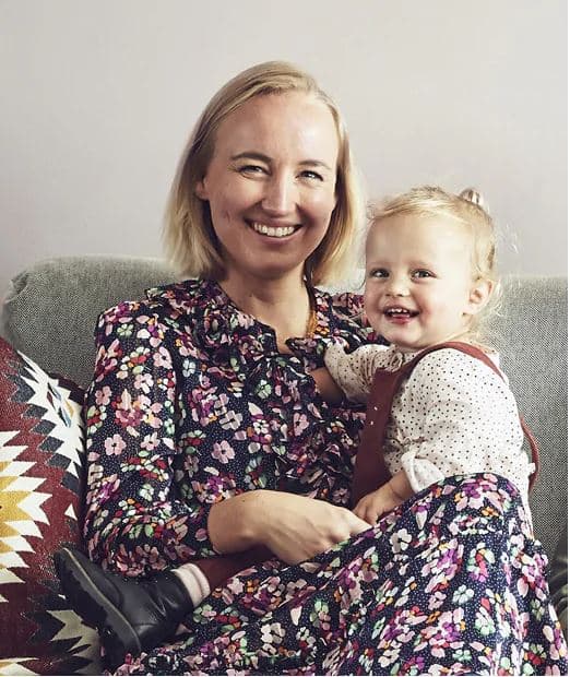 Marrit és a lánya.