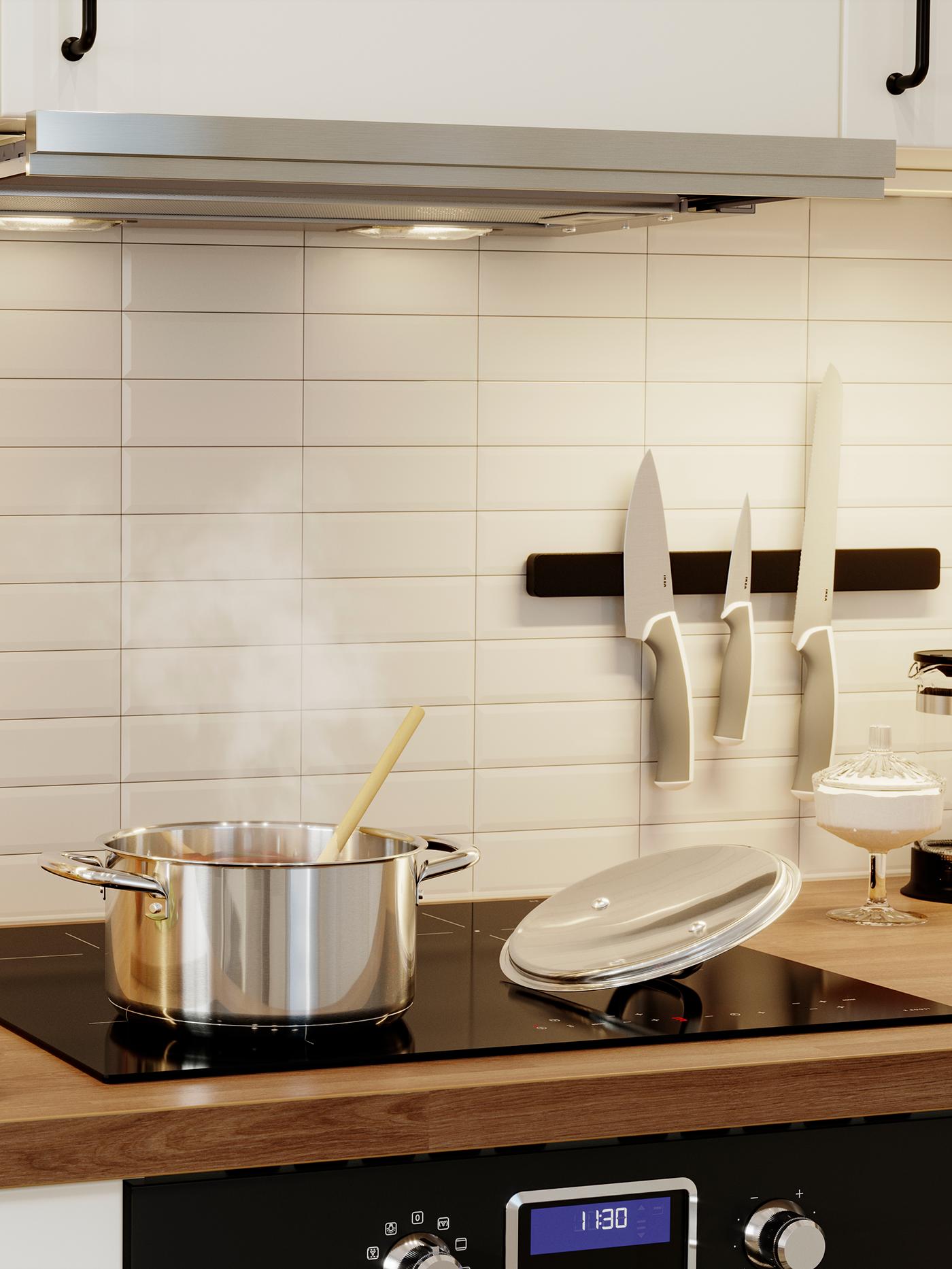 MATMÄSSIG Płyta indukcyjna, IKEA 300 czarny, 59 cm