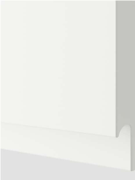 Matná bílá dvířka VOXTORP