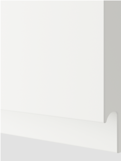 Matná bílá dvířka VOXTORP