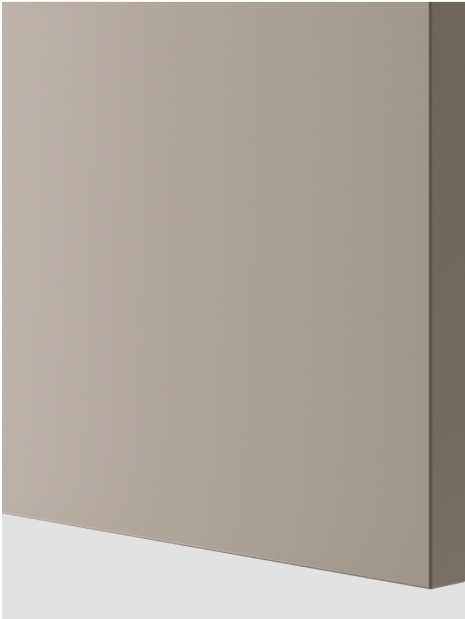 Matná tmavě béžová dvířka UPPLÖV
