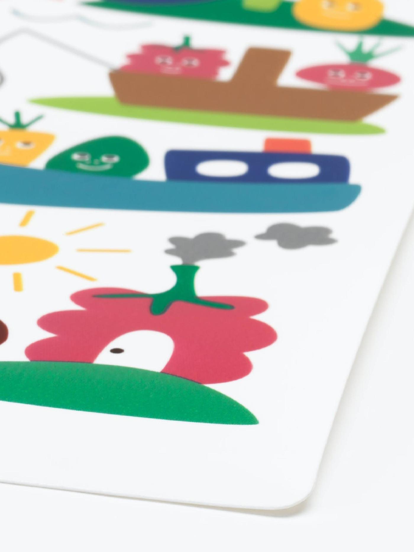 แผ่นรองจาน MATVRÅ/มาทรัว สีสันสดใส