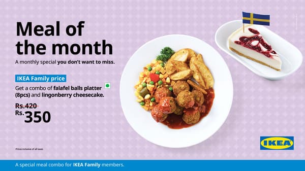 meal of the month