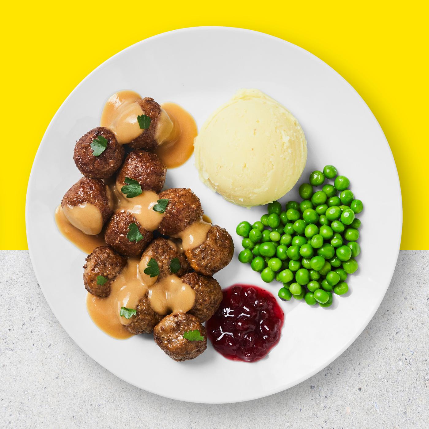 Meatball plate.