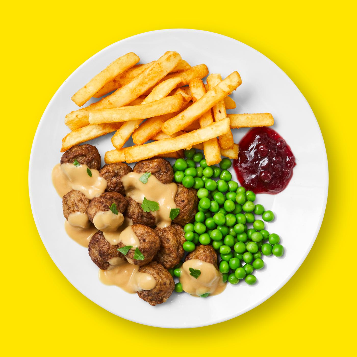 Meatball plate.