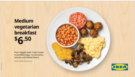 medium veg breakfast