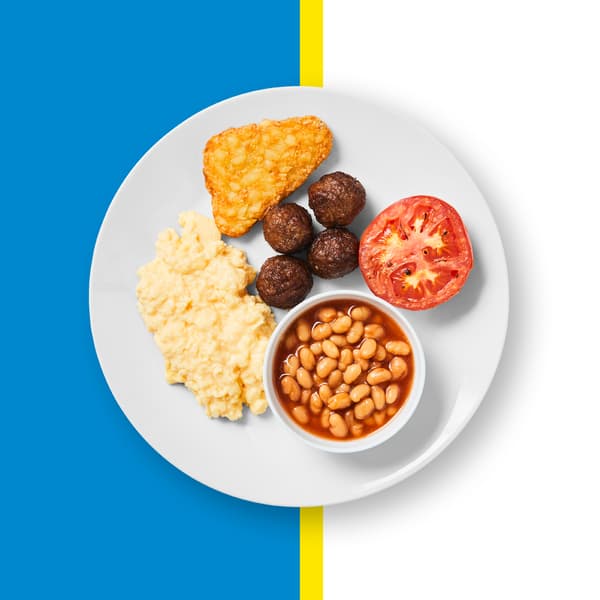 Medium vegetarian breakfast